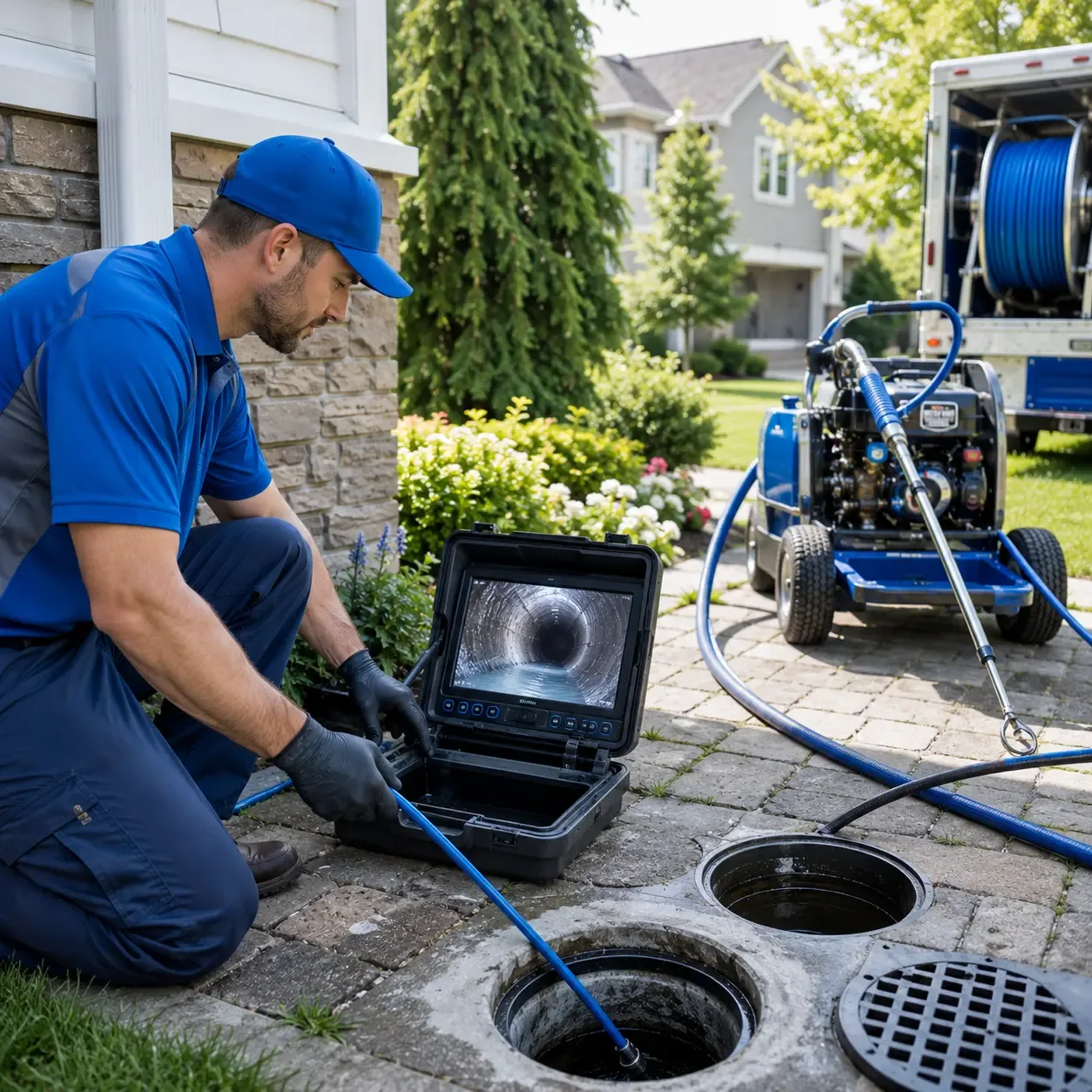 Outdoor drain cleaning professionals serving Creedmoor, NC